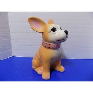 NEW Chihuahua Statue Figurine Dog Home Decor Sunday Morning Ceramic
